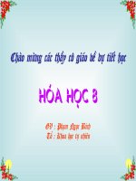 tiết 21 Đinh luat bao toan KL