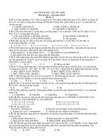 Thi thử ĐH Hóa Học 03
