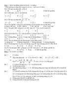 đề thi học kì I lớp 9