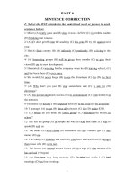 Sentence Correction-English11