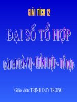 Chương II - Bài 2: Hoán vị - Chỉnh hợp - Tổ hợp