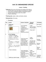 Lesson plan12 -unit 10