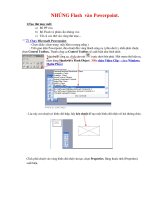Nhúng Flash và Violet vào PP.