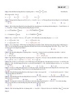 Thi thử ĐH (mả đề 237) có ĐA