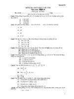 Kiem tra cuoi nam mon Toan 10