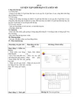 Luyện tập giới hạn của dãy số