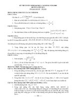 Đề ôn thi đại học