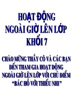 Bac HO voi thieu nhi