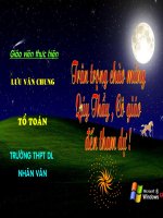 PHƯƠNG TRÌNH ĐƯỜNG TRÒN 10