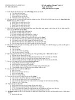 Ðề trắc nghiệm Olympic Vật lý 6