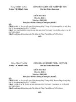 đề thi hkI sử 6