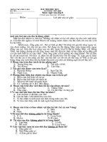 Đề kiểm tra và đáp án Ngữ văn 8 HKI