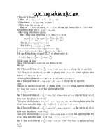 CỰC TRỊ HÀM SỐ