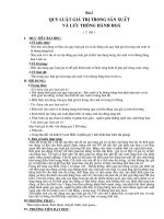 Quy luật giá trị trong sản xuất, lưu thông hàng hóa