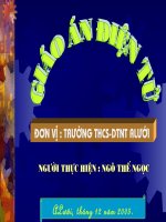 Giáo án Tin (minh họa)