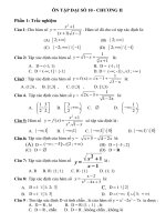 Ôn tập đại số 10 chương II