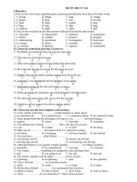 ĐỀ ÔN THI TÚ TÀI