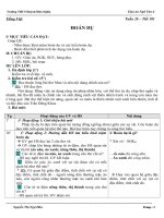 Giáo án Ngữ văn 6 (Tuần 26)