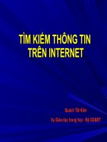 Tim Thong tin tren mang