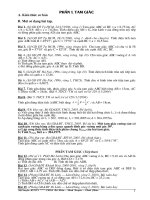 Một số đề thi Máy tính Bỏ túi - Phần Hình học