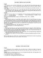 Tuyển tập đề thi ĐH - CD 1998