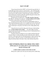 Sáng kiến kinh nghiệm: Xác định công thức tổng quát của dãy số