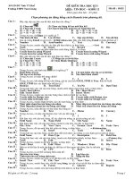 Đề thi HKI lớp 12 cơ bản (1)