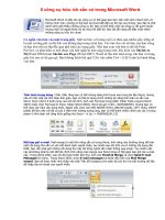 8 công cụ hữu ích và sẵn có trong Word