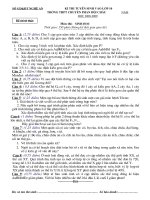 De thi sinh vao PBC 08