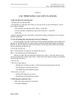 Giao trinh Excel nang cao