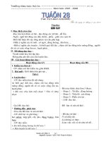 Giáo án lớp 2 Tuần28