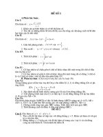 Bộ Đề Thi Đại Học(Mới)!