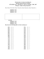 DE KH KH II  CAC LOP CAC NAM