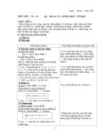 Giáo án Đại số 12 chương IV