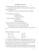 Bài tập Số học 6 nâng cao 1