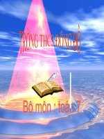 QUAN HE CANH VA GOC DOI DIEN TRONG TAM GIAC