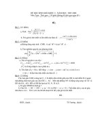 Đề Học Sinh Giỏi 11(Mới.)!