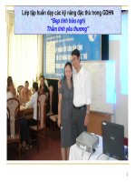 Điều chỉnh trong giáo duc hòa nhập trẻ khuyết tậ