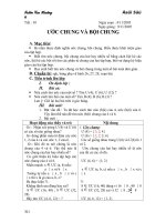 ước chung và bội chung_ĐS6_Tiet30