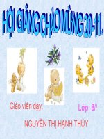 Tiết 45: Ôn dịch thuốc lá