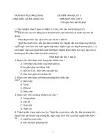 Đề KT Học kì II- Ngữ Văn 6 (BGD.3)