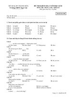 Đề kiểm tra HK II - Khối 10,mã đề 209