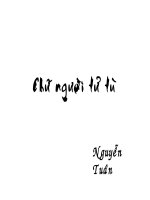 Chữ người tử tù