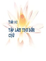 Tập làm thơ bốn chữ