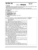 Ngữ văn lớp 8 tuần 10