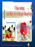 Tiết 71: Các số đặc trưng của mẫu số liệu