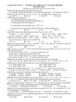 ĐM-Đề thi thử học kỳ 1