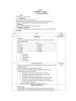 Unit 1: School talk (NC)