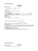 De thi va dap an lop chon (moi)