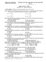 Đề thi HSG Vật lý 9 - Đề 1